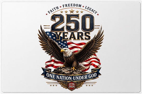 America 250 PNG Patriotic Eagle USA 250 Anniversary Digital Download SVG BillahCrafts 