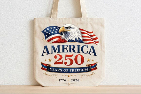America 250 Years of Freedom PNG | 1776 2026 Patriotic Eagle Digital Download SVG BillahCrafts 