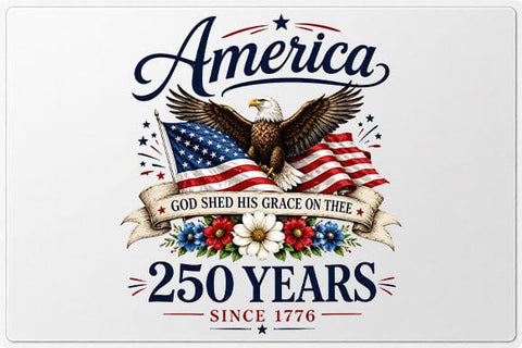 America 250 Years PNG Patriotic Eagle Anniversary Digital Download SVG BillahCrafts 