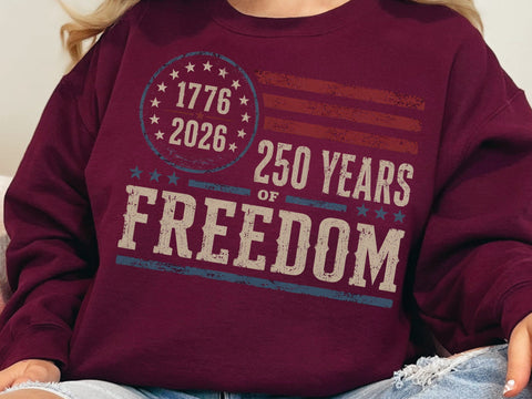 America 250th Anniversary PNG, Patriotic USA Flag 1776-2026 Design SVG DesignDestine 