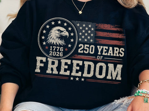 America 250th Anniversary PNG, Patriotic USA Flag 1776-2026 Design SVG DesignDestine 