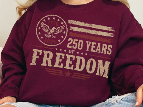 America 250th Anniversary PNG, Patriotic USA Flag 1776-2026 Design SVG DesignDestine 