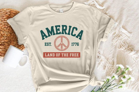 America est. 1776 land of the free SVG Angelina750 