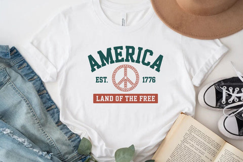 America est. 1776 land of the free SVG Angelina750 