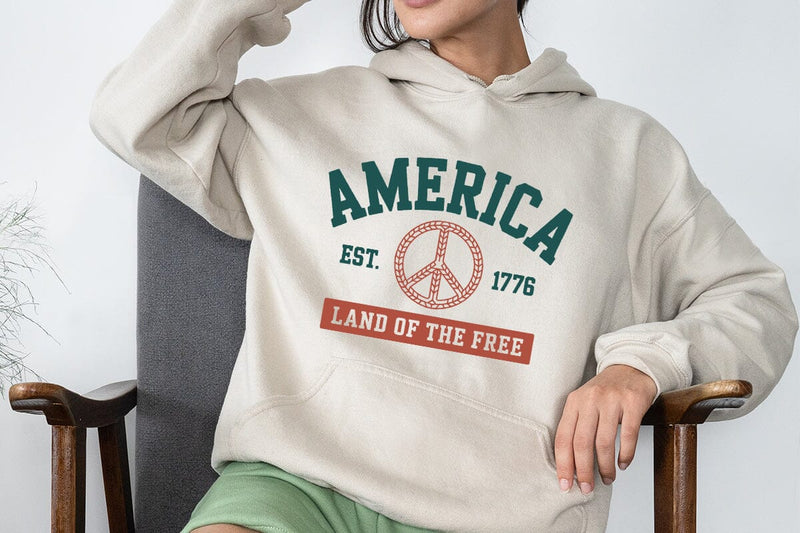 America est. 1776 land of the free SVG Angelina750 