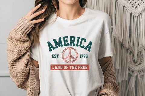 America est. 1776 land of the free SVG Angelina750 