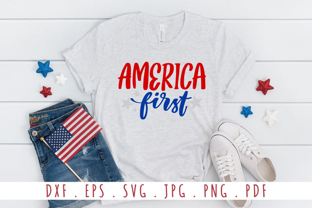 America First Quotes SVG Cut Files SVG dapiyupi store 