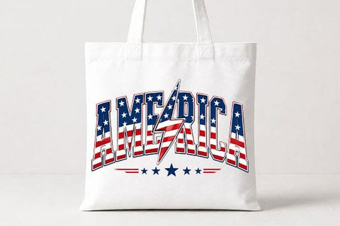 America Flag Lettering PNG Patriotic USA Pride Digital Download SVG BillahCrafts 