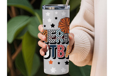America Football 20oz Tumbler Wrap Sublimation DesignSVG 