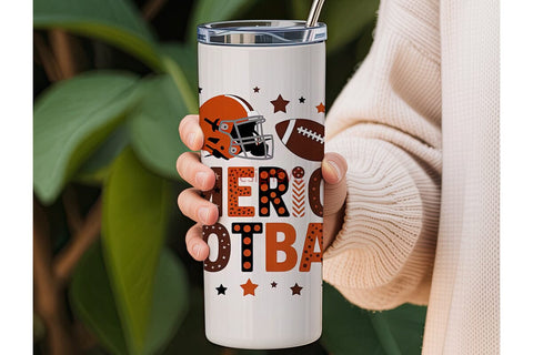 America Football 20oz Tumbler Wrap Sublimation DesignSVG 