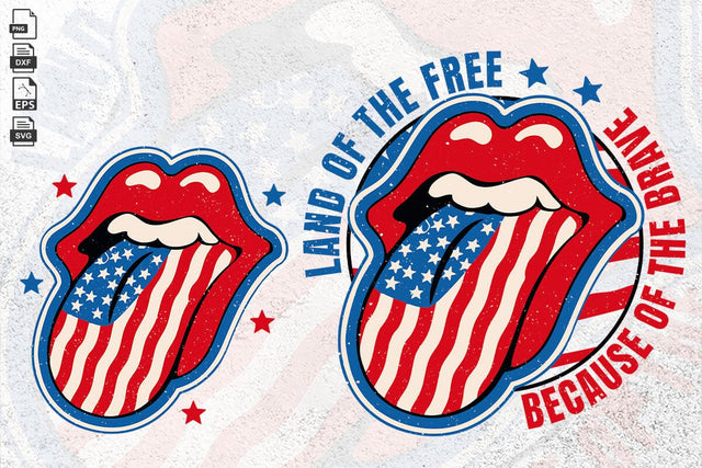 America Land Of The Free SVG, 4th of July, Patriotic Design SVG DesignDestine 