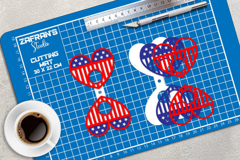 America Lollipop Holders 3D Paper zafrans studio 