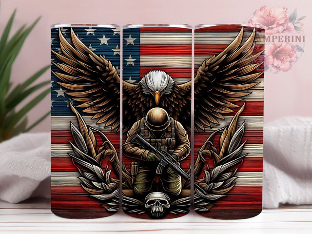 America Military Veteran 20oz Tumbler Wrap PNG, 4th Of July Tumbler Png, Straight & Tapered Tumbler Wrap, Instant Digital Download Sublimation Li Zamperini 