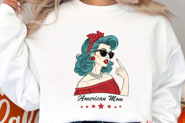 America Mom SVG Angelina750 