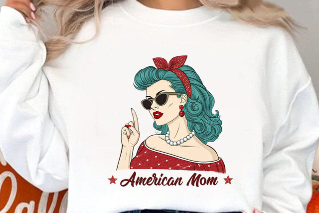 America Mom SVG Angelina750 
