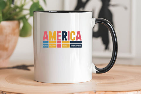 America Power Freedom Brave Independence SVG Angelina750 