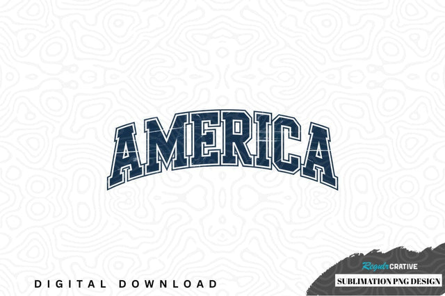 America sublimation png design Sublimation Regulrcrative 