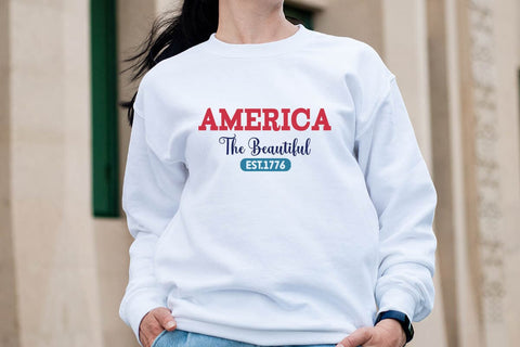 America the beautiful est1776 SVG Angelina750 