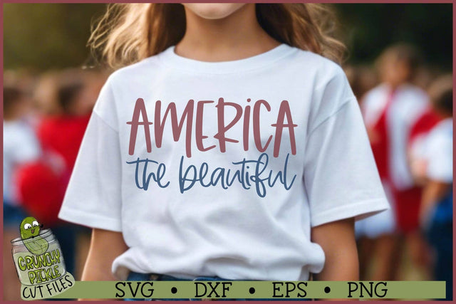 America the Beautiful SVG File SVG Crunchy Pickle 
