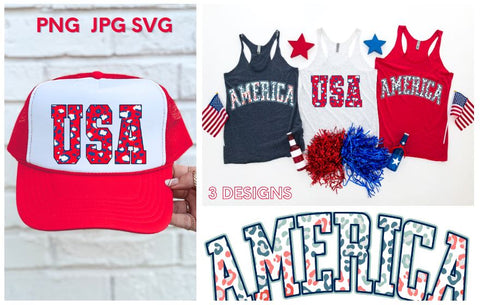 America USA Leopard Print Designs SVG PNG SVG So Fontsy Design Shop 