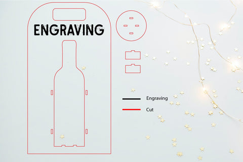 America Wine Bottle Holder | 4th Of July Wine Bottle Carrier SVG zafrans studio 