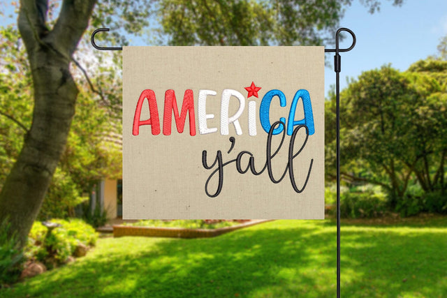 America Y'All Embroidery Embroidery/Applique DESIGNS Designed by Geeks 