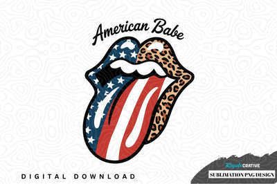 American babe sublimation png design Sublimation Regulrcrative 