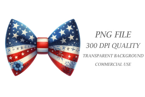 American Bow Tie Clipart Sublimation Rupkotha 