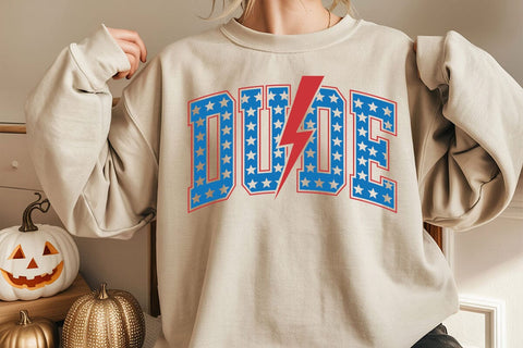 American Dude SVG PNG, Retro 4th of July Design SVG DesignDestine 