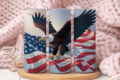 American Eagle 20oz Tumbler Wrap Sublimation DesignSVG 