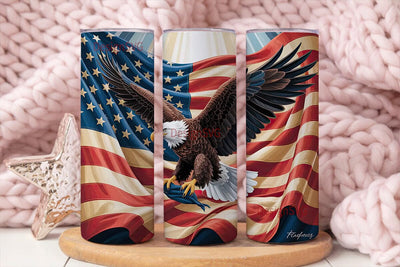 American Eagle 20oz Tumbler Wrap Sublimation DesignSVG 