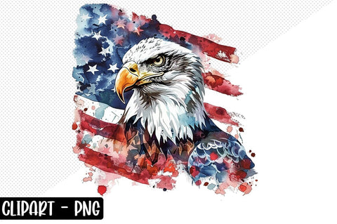 American Eagle Clipart Sublimation bundle SVG CraftingStudio 