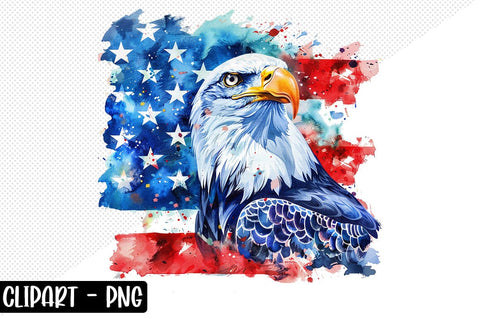 American Eagle Clipart Sublimation bundle SVG CraftingStudio 
