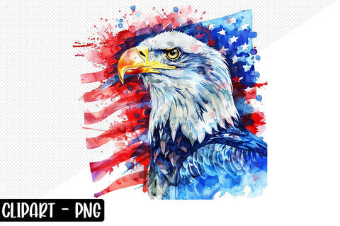 American Eagle Clipart Sublimation bundle SVG CraftingStudio 