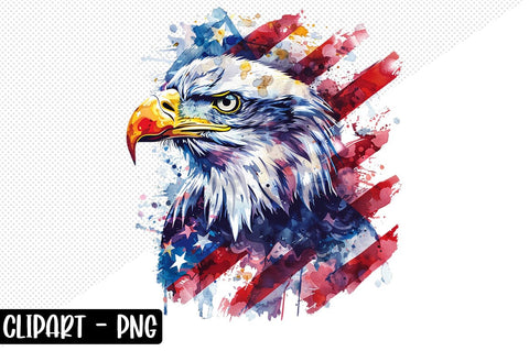 American Eagle Clipart Sublimation bundle SVG CraftingStudio 