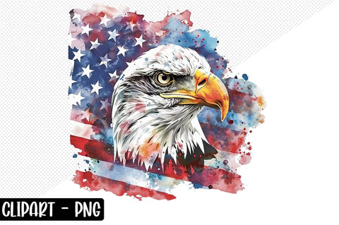 American Eagle Clipart Sublimation bundle SVG CraftingStudio 