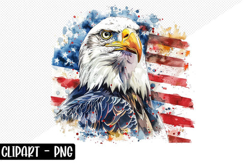 American Eagle Clipart Sublimation bundle SVG CraftingStudio 