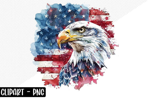 American Eagle Clipart Sublimation bundle SVG CraftingStudio 