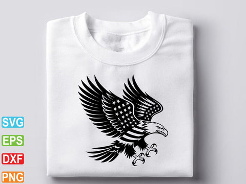 American Eagle Flag SVG, Distressed American SVG Creativeart88 