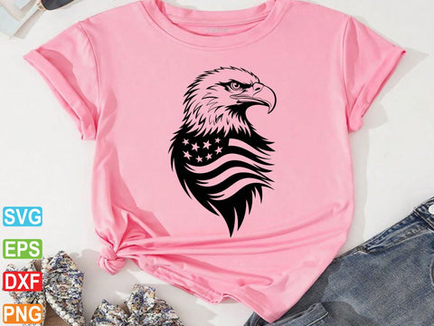 American Eagle Flag SVG, Distressed American SVG Creativeart88 