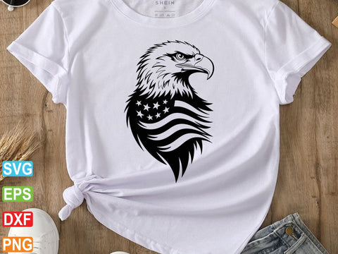 American Eagle Flag SVG, Distressed American SVG Creativeart88 