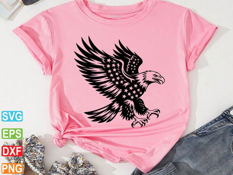 American Eagle Flag SVG, Distressed American SVG Creativeart88 