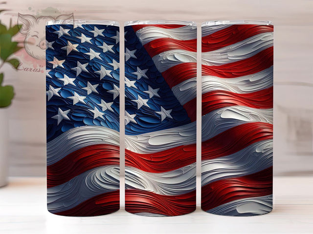 American Flag 4th of July 20oz Tumbler Png, Straight & Tapered Tumbler Png, American Flag Tumbler Png, Digital Download PNG Sublimation Lara' s Designs 