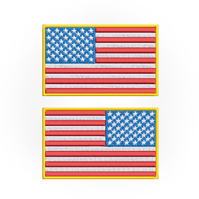 American Flag American Flag Reversed Embroidery Design Embroidery/Applique DESIGNS Creatively Embroidery 
