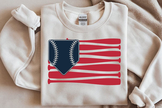 American Flag Baseball svg, 4th of july svg, memorial day svg SVG DesignDestine 