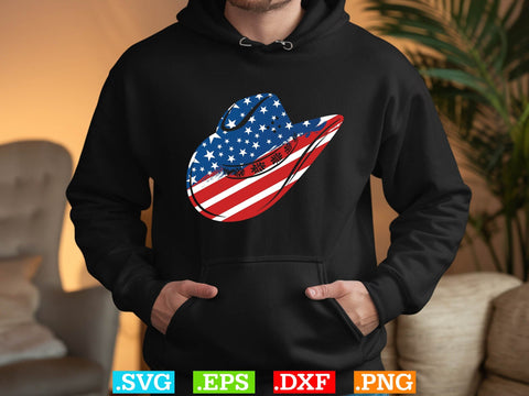 American Flag Cowboy Hat T-shirt Design,Desert Cowboys Svg, Western Svg, Cowgirl Svg, Cowboy Ranch silhouette, Desert Cactus Svg SVG Creativeart88 
