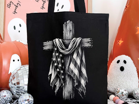American Flag Cross Png, Patriotic Christian Png SVG DesignDestine 