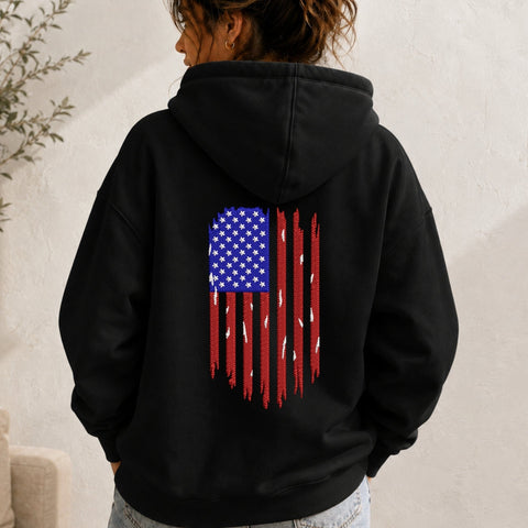 American Flag Distressed Embroidery Design | Patriotic USA Machine Embroidery Stitch Pattern Pes Dst Files Embroidery/Applique DESIGNS PatternFeed8 