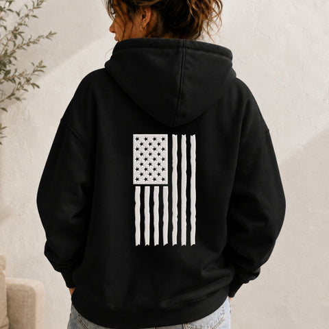 American Flag Embroidery Design – Distressed USA Flag Patriotic Stars and Stripes Machine Embroidery File Embroidery/Applique DESIGNS PatternFeed8 