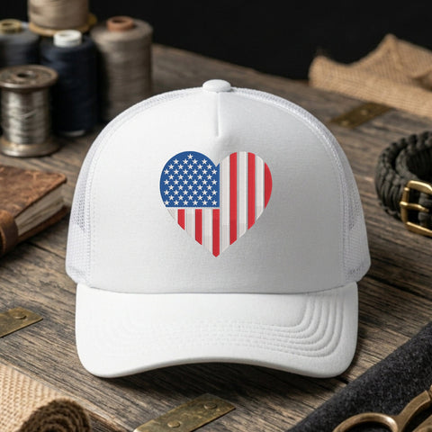 American Flag Heart Embroidery Design – Patriotic USA Stars and Stripes Machine Embroidery File Embroidery/Applique DESIGNS PatternFeed8 